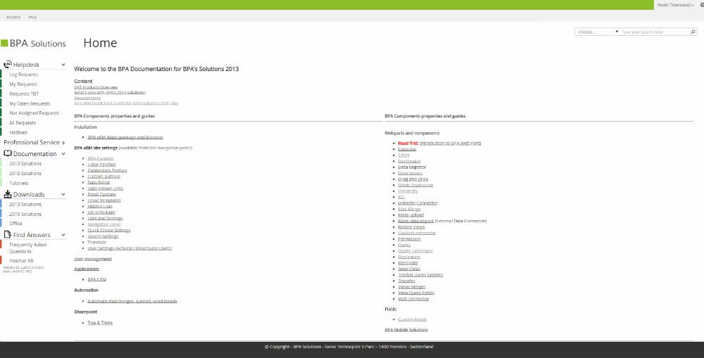 BPA Community Site Documentation