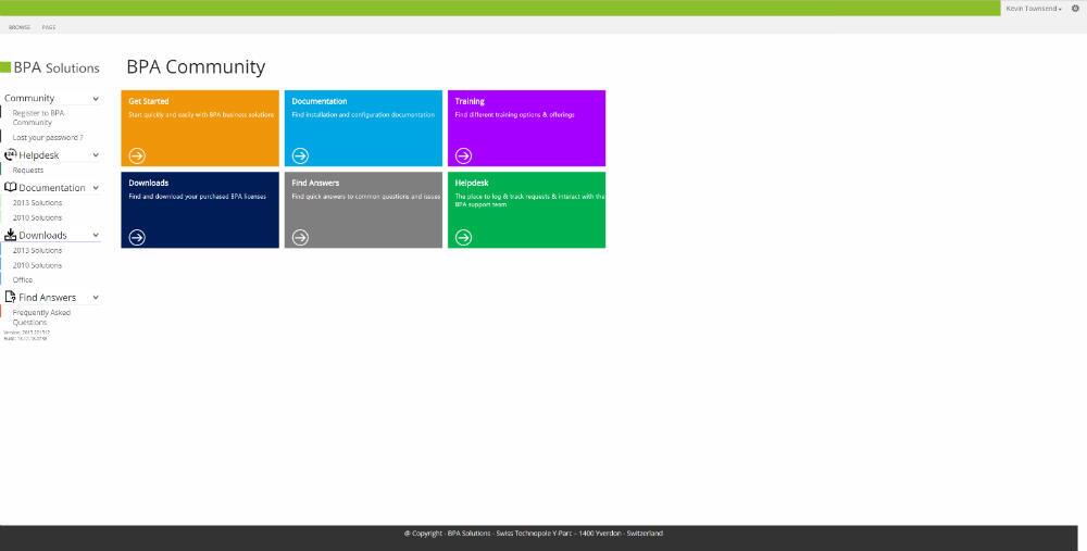 BPA Community Site Home