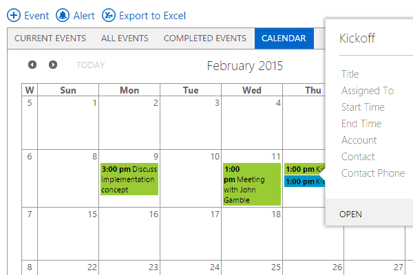 Aggregated Calendar SharePoint