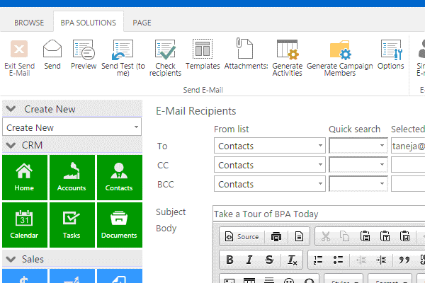 Getting or sending emails in SharePoint