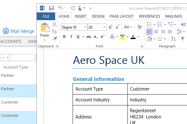 Mail Merging Documents