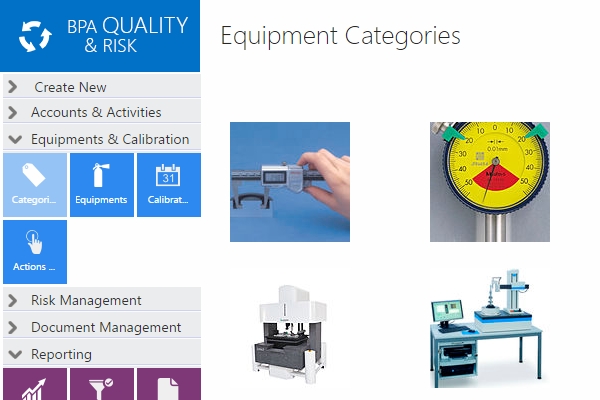 quality &risk - charts calibration