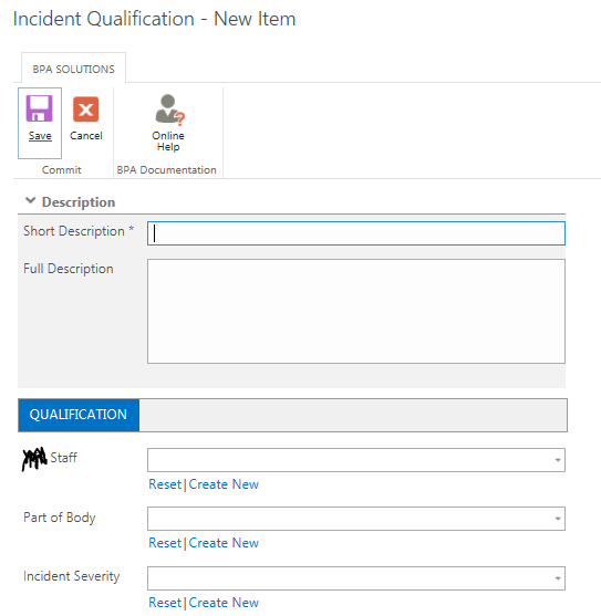 incident qualification