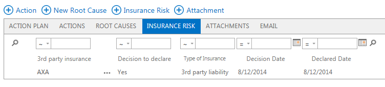 insurance risks