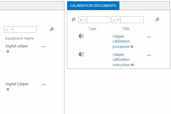 maintenance, calibration procedures