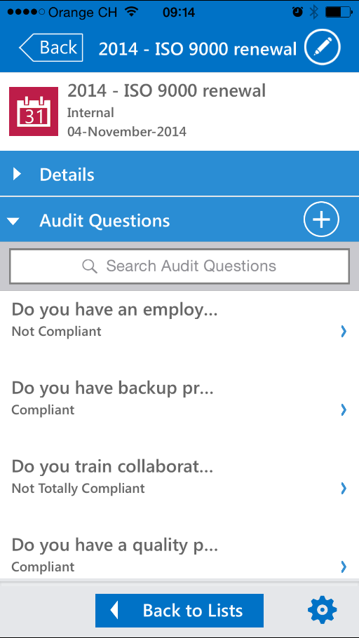 mobile apps - audit