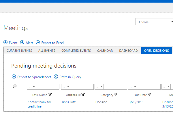 raport - open decisions