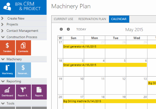 Machinery Plan
