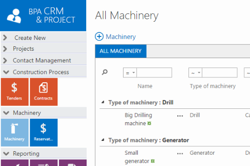 complete machinery management