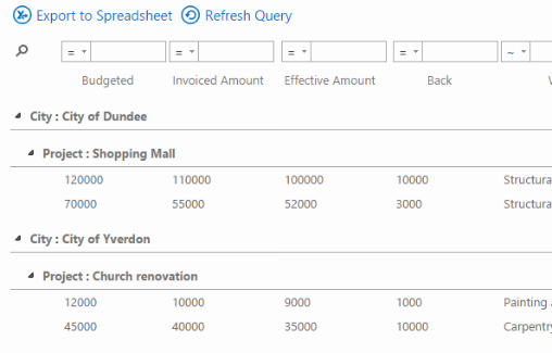 query wizard