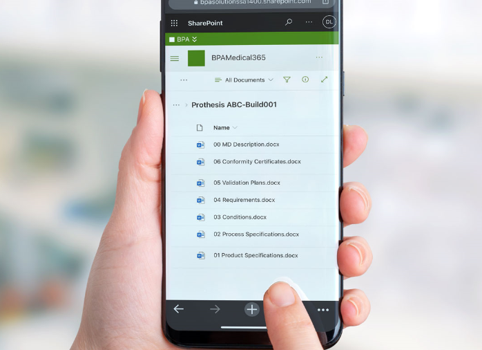Medical Quality Software on Phone