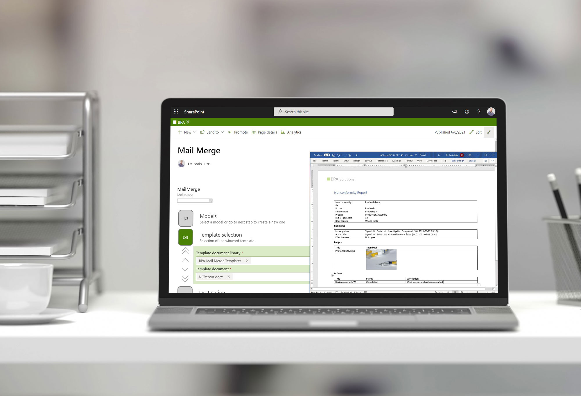 Office365 MailMerge