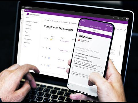 Signature électronique facile avec SharePoint