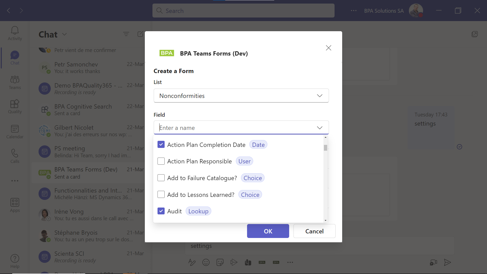 Teams Form Designer