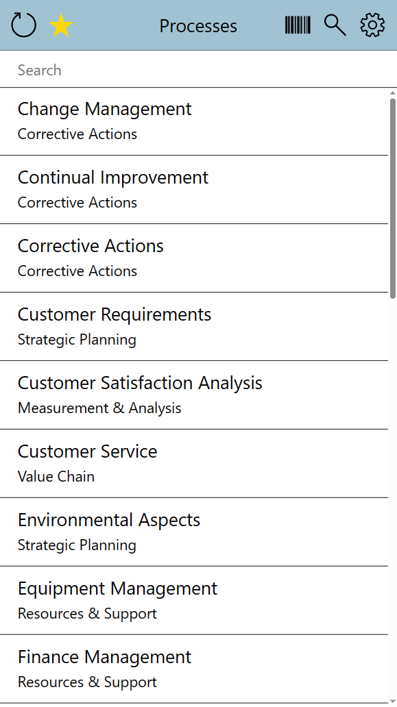 Process View in Document Power Apps