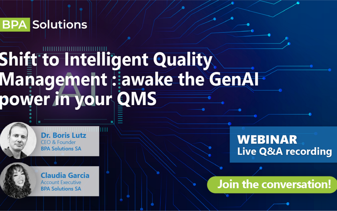 Unlock Intelligent Quality: insights from our webinar